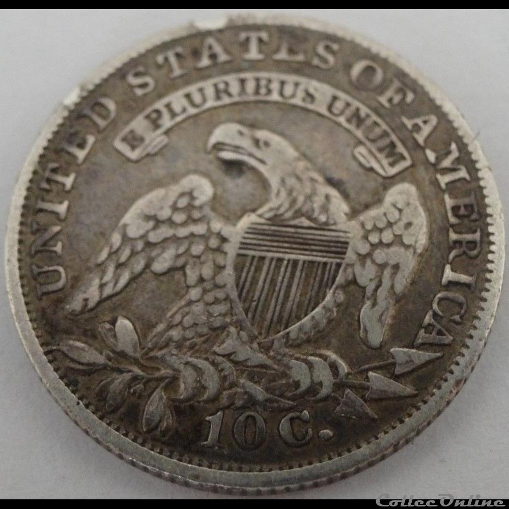 monnaie monde etat uni 1835 dime 10 cents ex 2