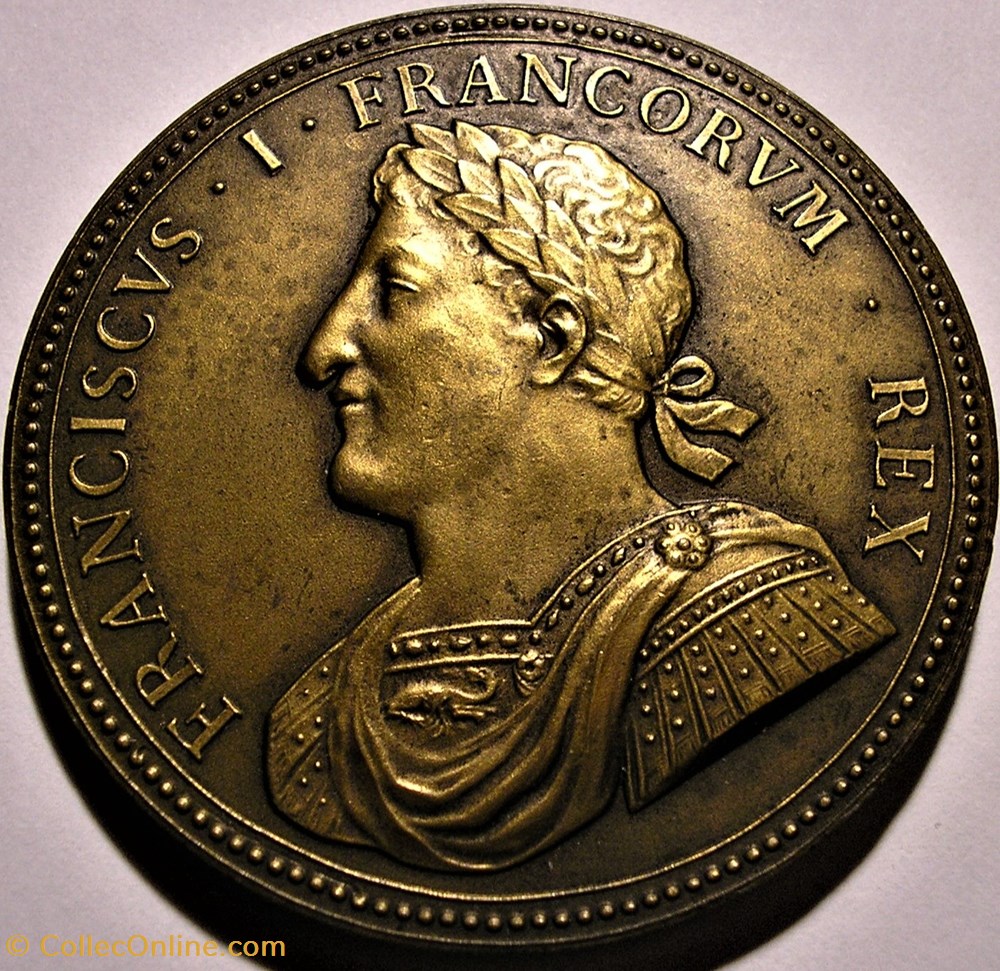 medailles royaux noblesse francois ier roi de france medaille victoire de marignan 1515