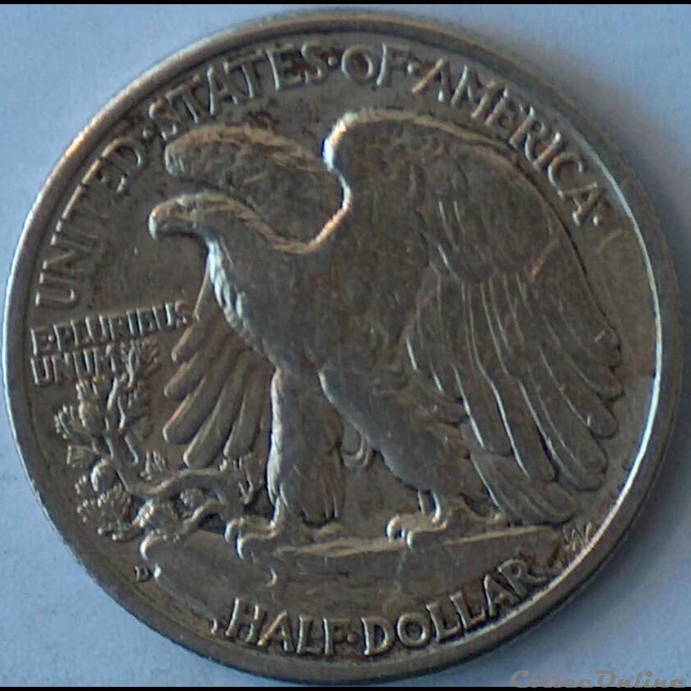 1942 Denver Half $ 2 monnaie monde etat uni 1942 denver half