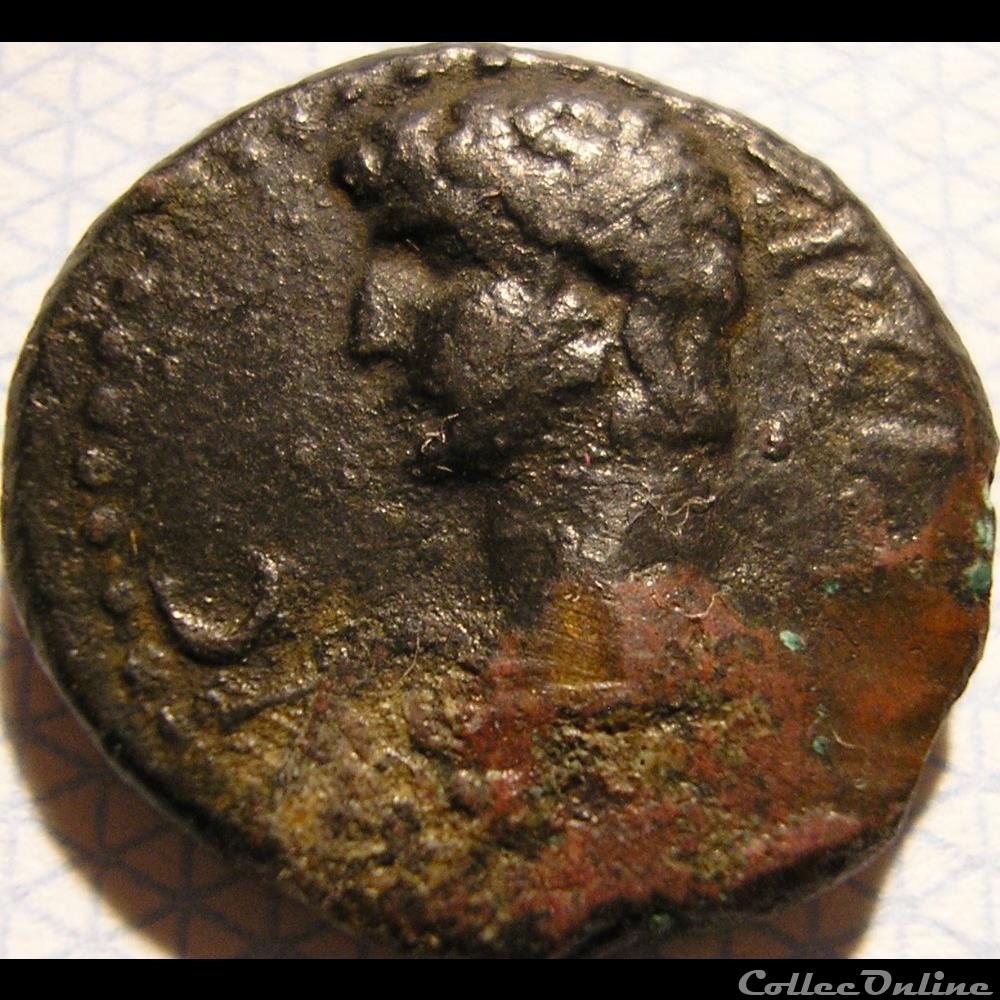 Claudius - Philippi, Macedonia, Æ16 - AD. 41-54 2 monnaie antique av jc ap romaine provinciale claudius philippi macedonia 16 ad 41 54