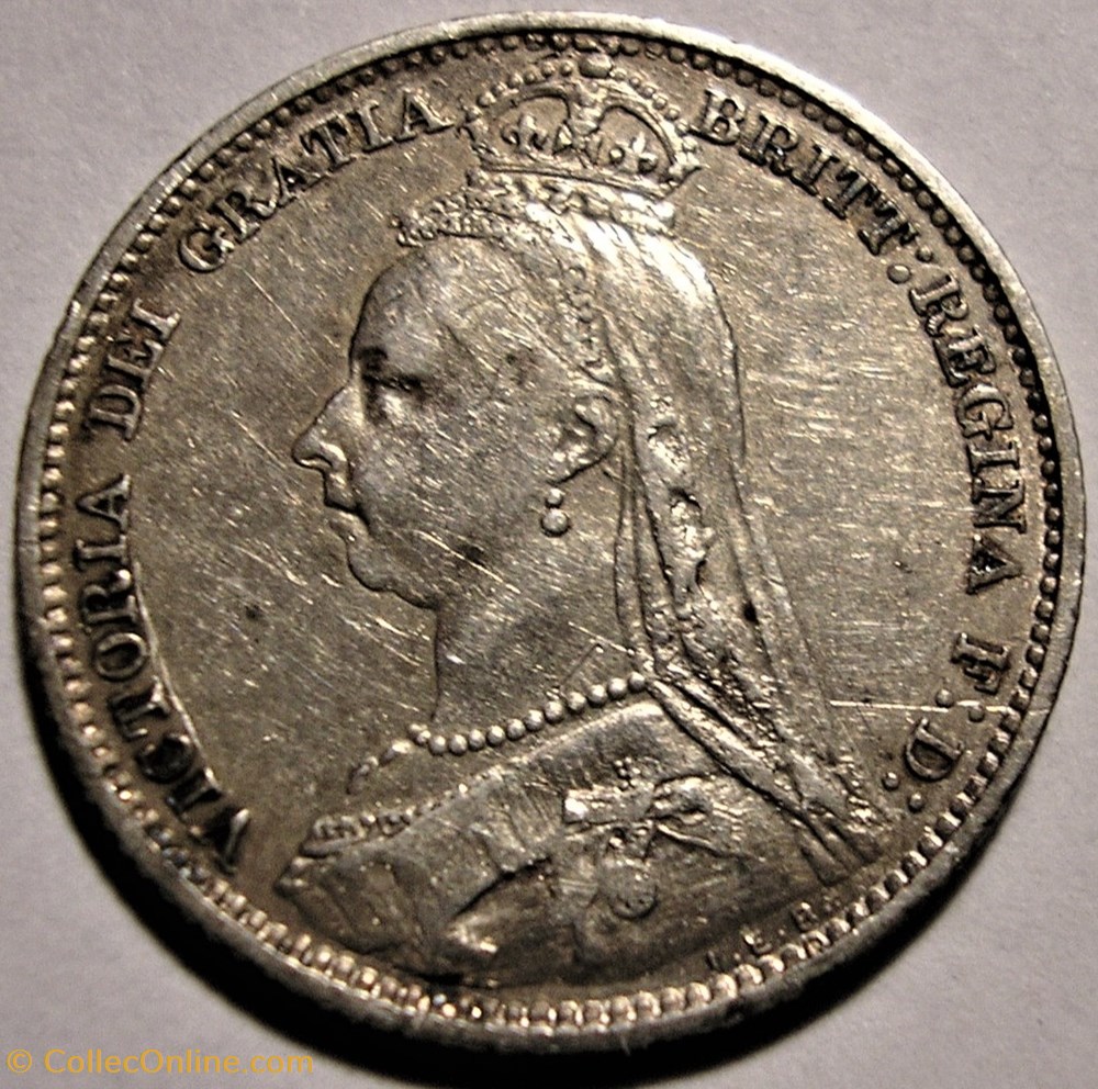 monnaies monde royaume uni victoria jubilee sixpence 1889 kingdom of great britain