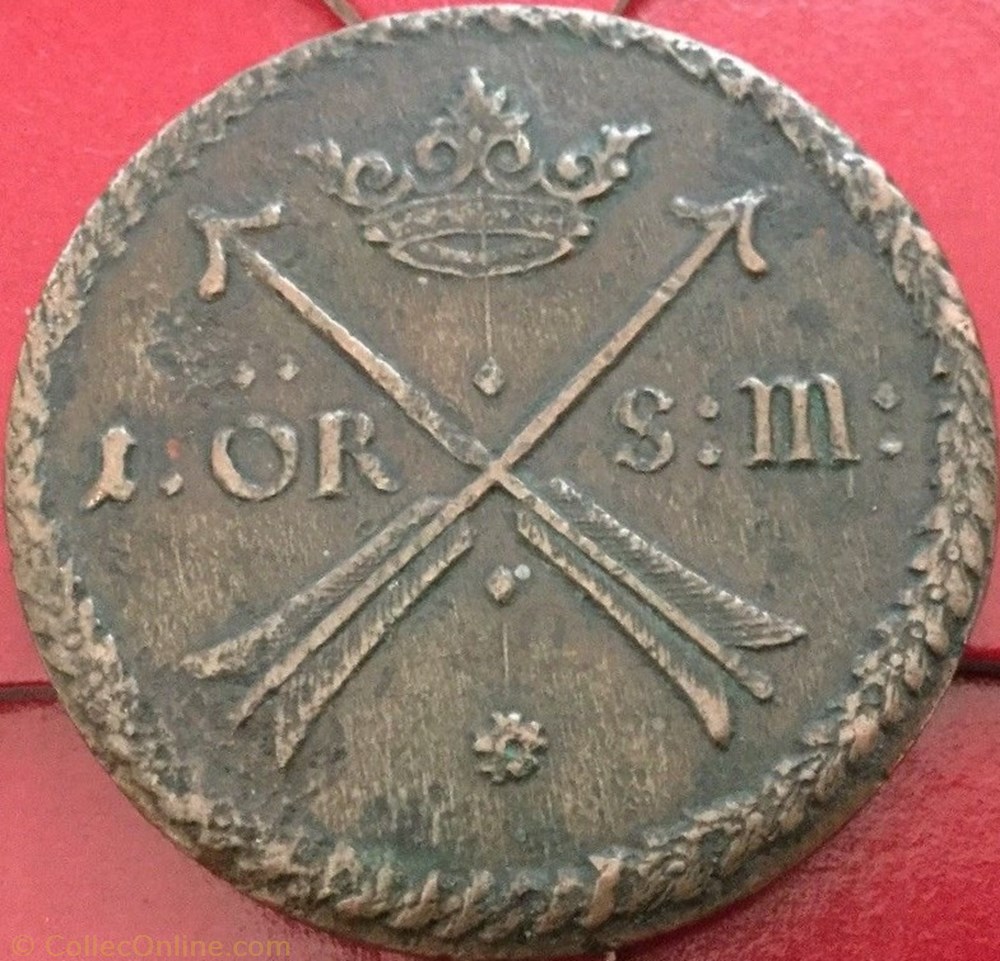 Sweden - Karl XI - 1 Öre Silvermynt 1673 monnaies monde suede sweden karl xi 1 ore silvermynt 1673