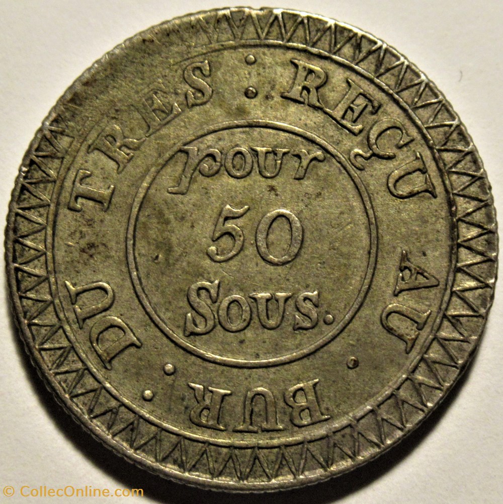 monnaies monde maurice george iv 50 sous 1822 mauritius