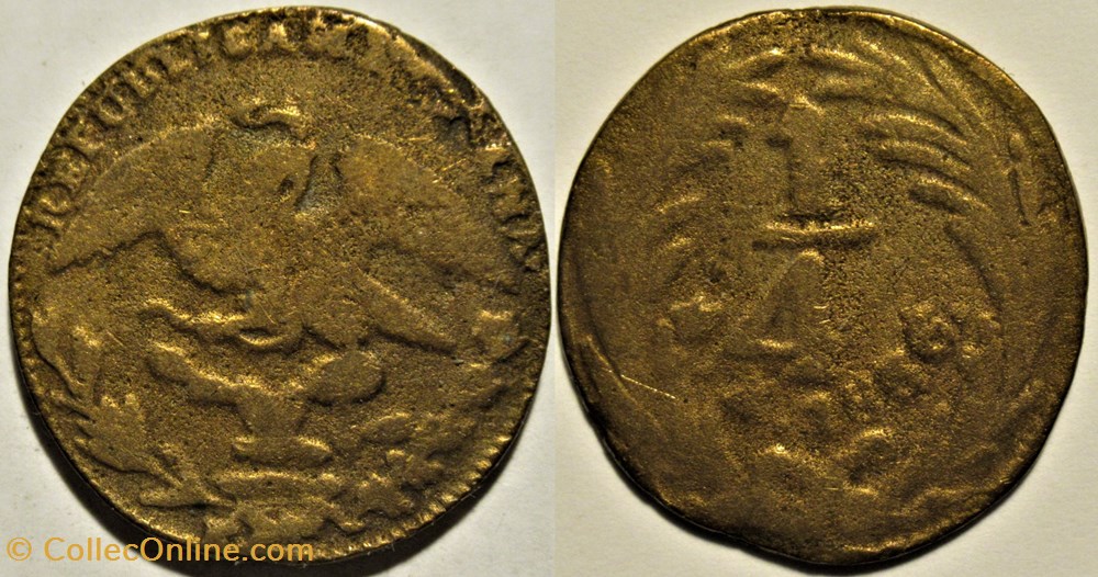 monnaies monde mexique mexico 1 4 real 1836 counterfeit coin