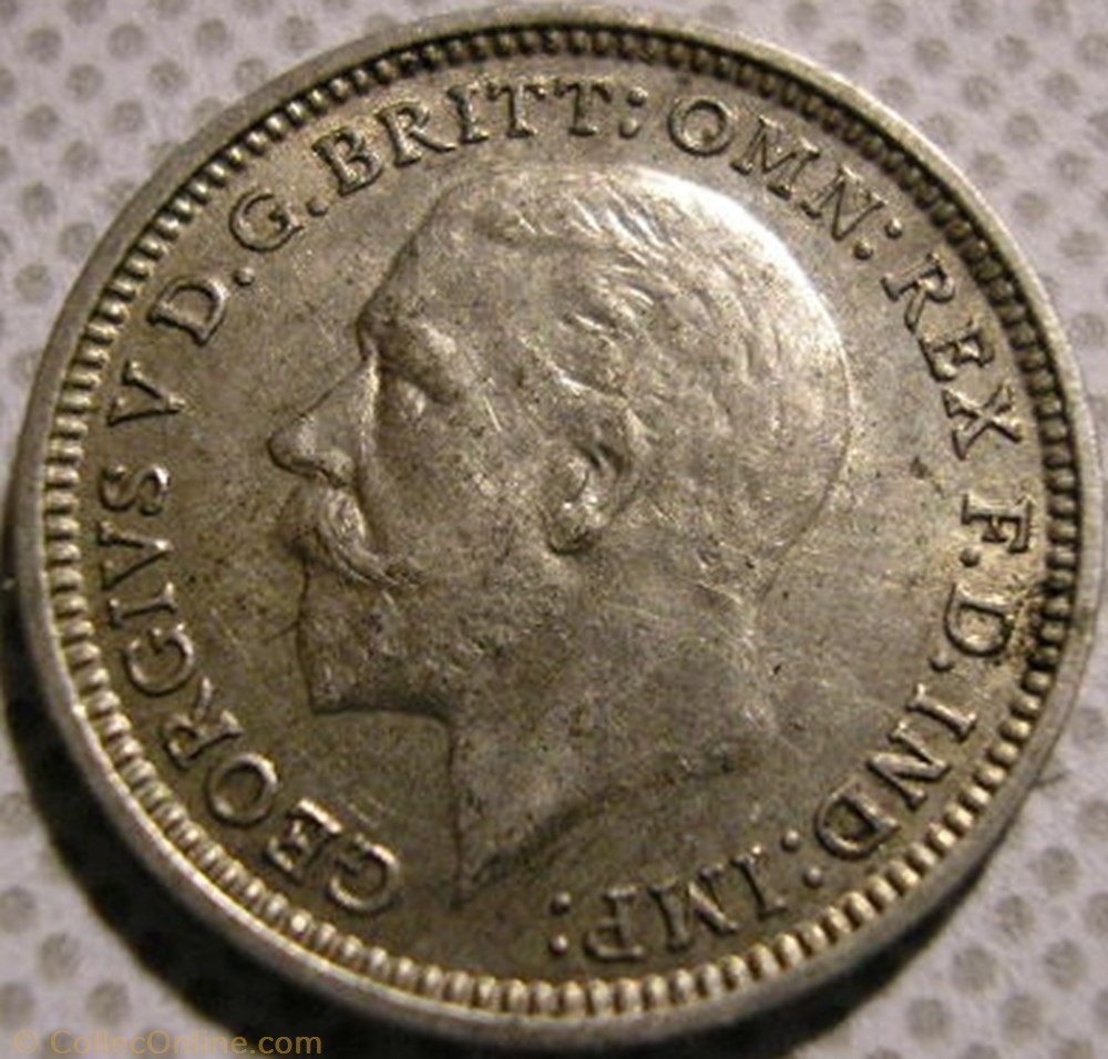 George V - 3 Pence 1934 - UK monnaie monde royaume uni george v 3 pence 1934 uk