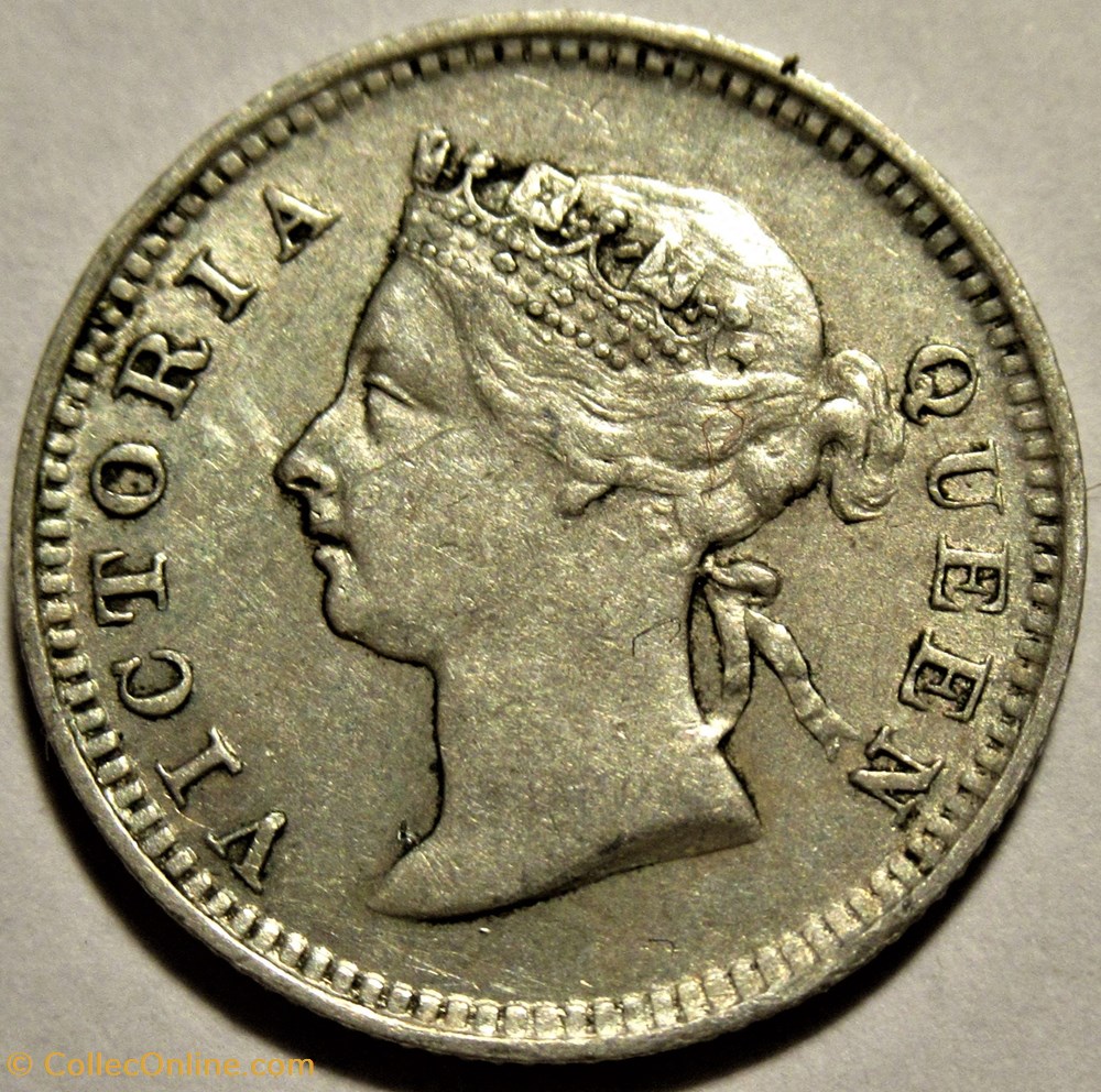 monnaies monde malaisie victoria 5 cents 1899 straits settlements malaysia