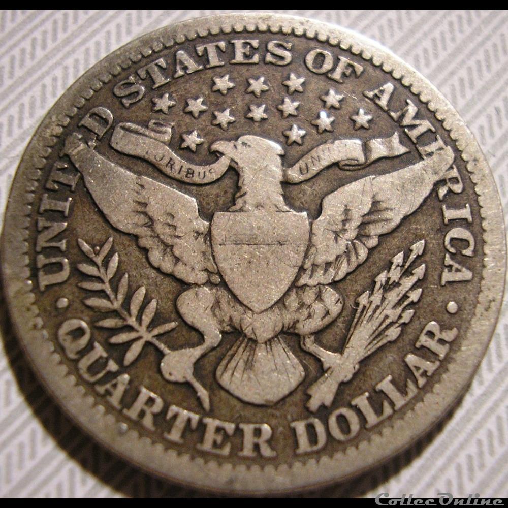 1900 Quarter Dollar 4 monnaie monde etat uni 1900 quarter dollar