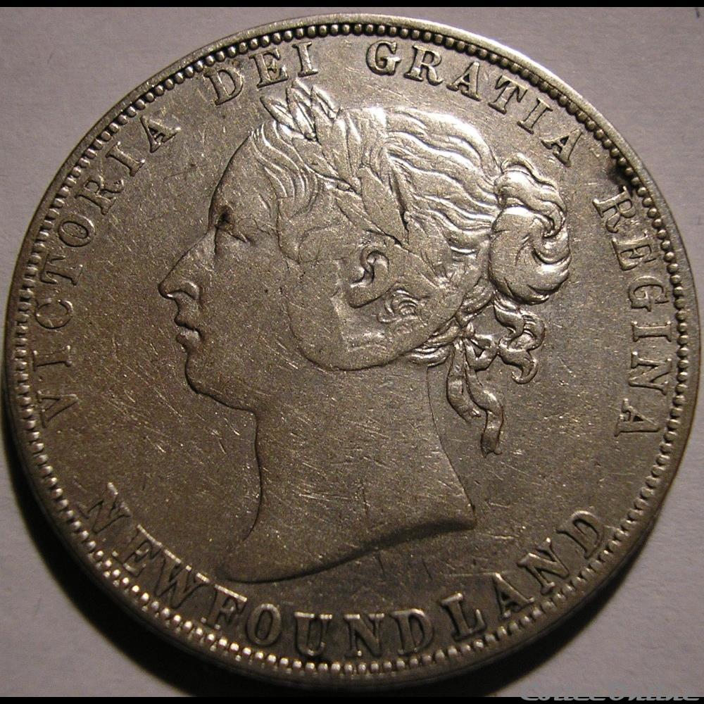 monnaie monde canadum victoria 50 cents 1894 newfoundland