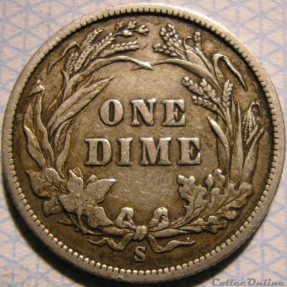 1899 San Francisco Dime 2 monnaies monde etats unis 1899 san francisco dime