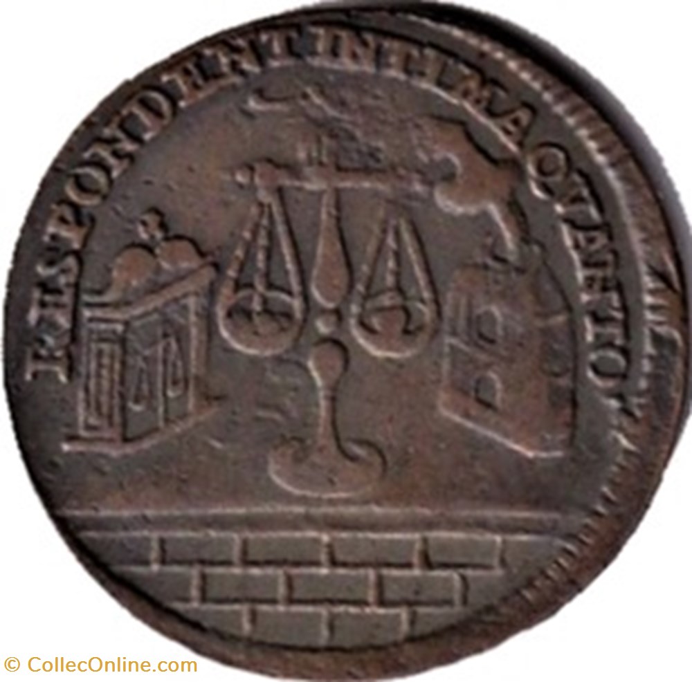 monnaies paranumismatique jetons poids dutch republic 1677 token peace negotiations in nijmegen