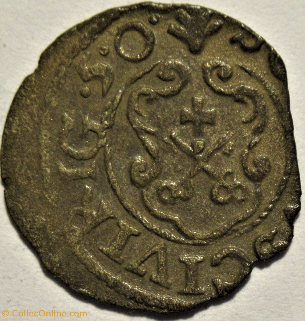 monnaies europe medievale livonie christina of sweden 1 solidus 1650 riga livonia