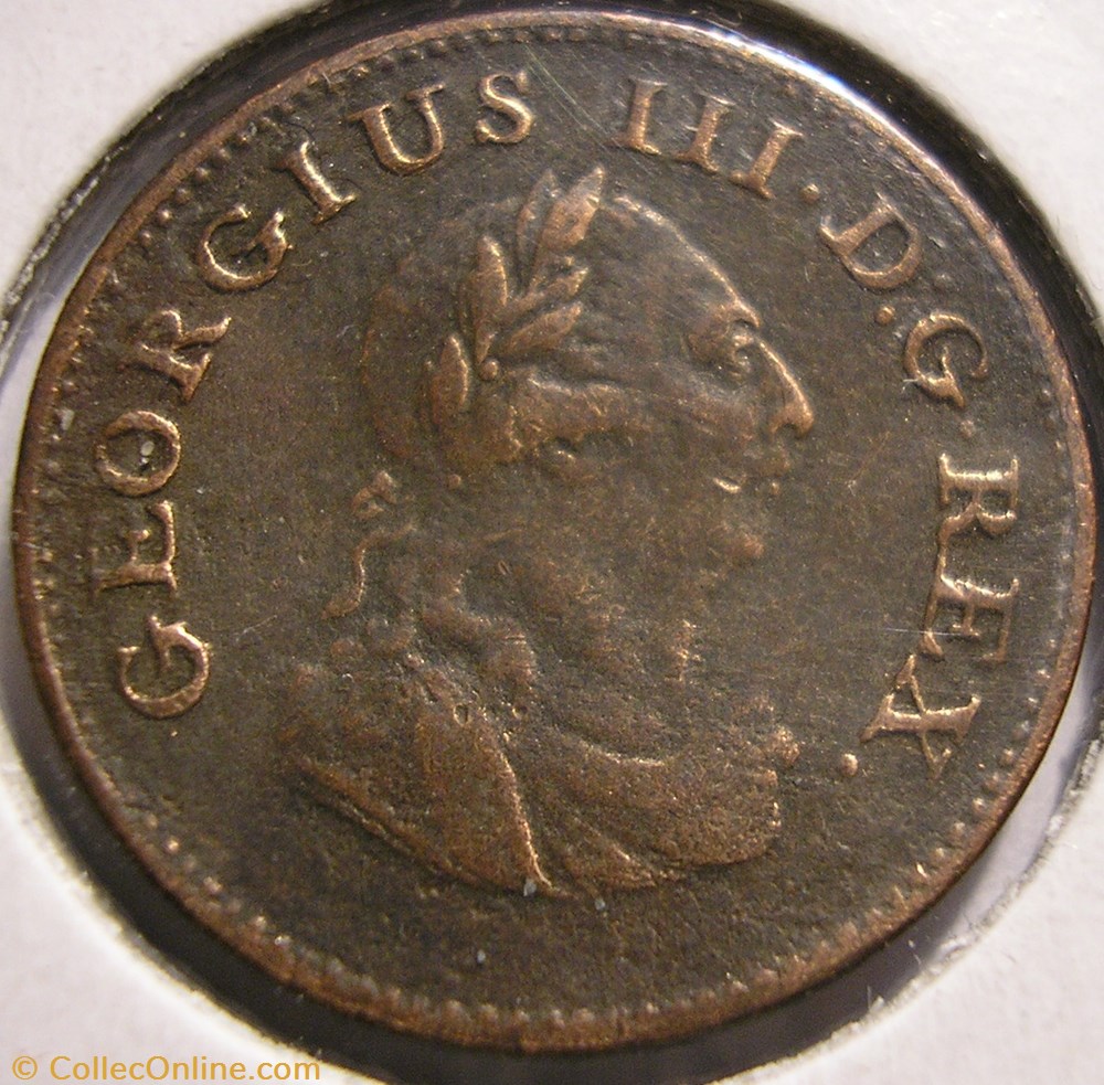 George III - Farthing 1806 Ireland monnaie monde royaume uni george iii farthing 1806 ireland