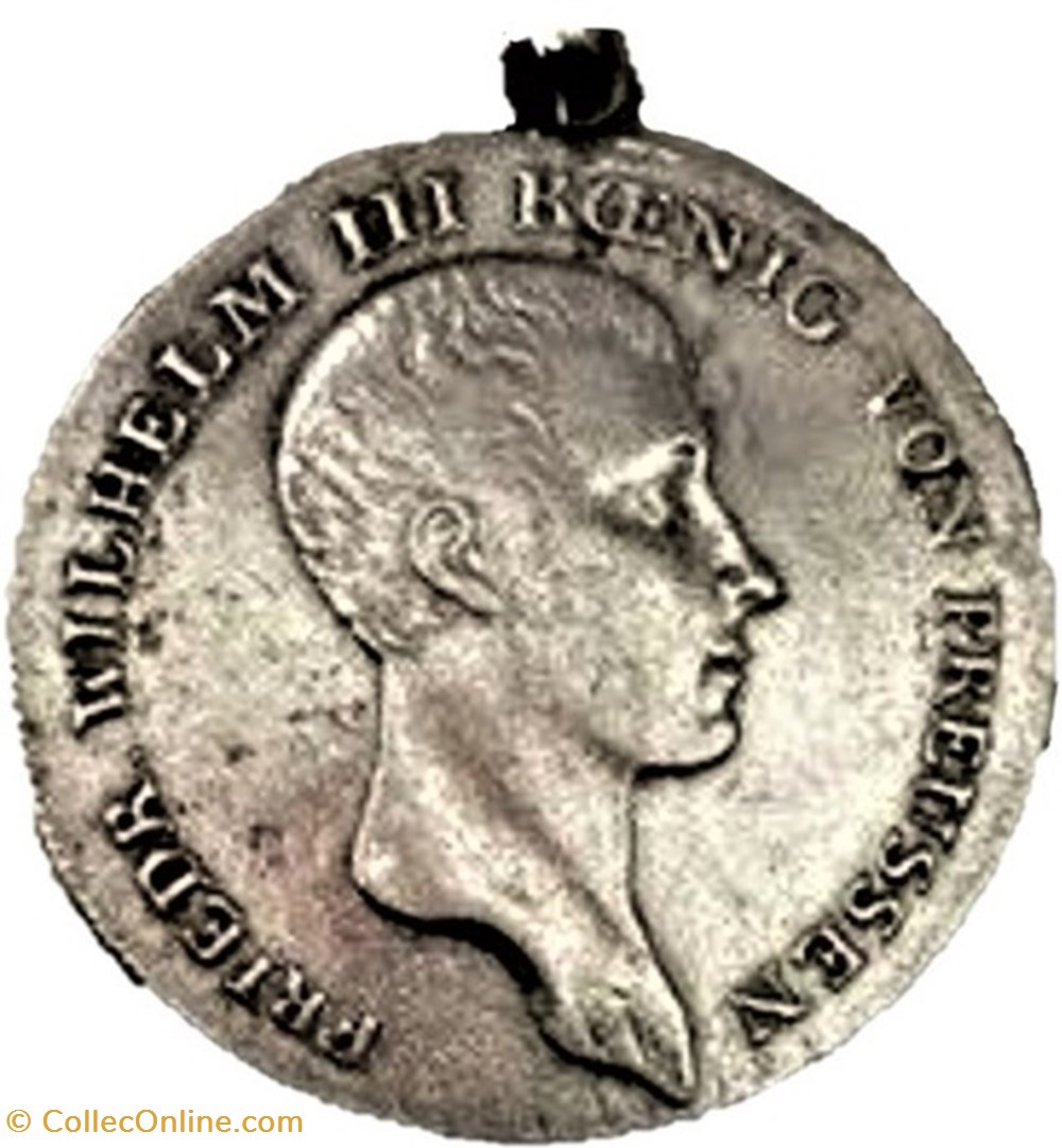 monnaies europe medievale saint empire romain germanique friedrich wilhelm iii 1 thaler 1814 berlin kingdom of prussia