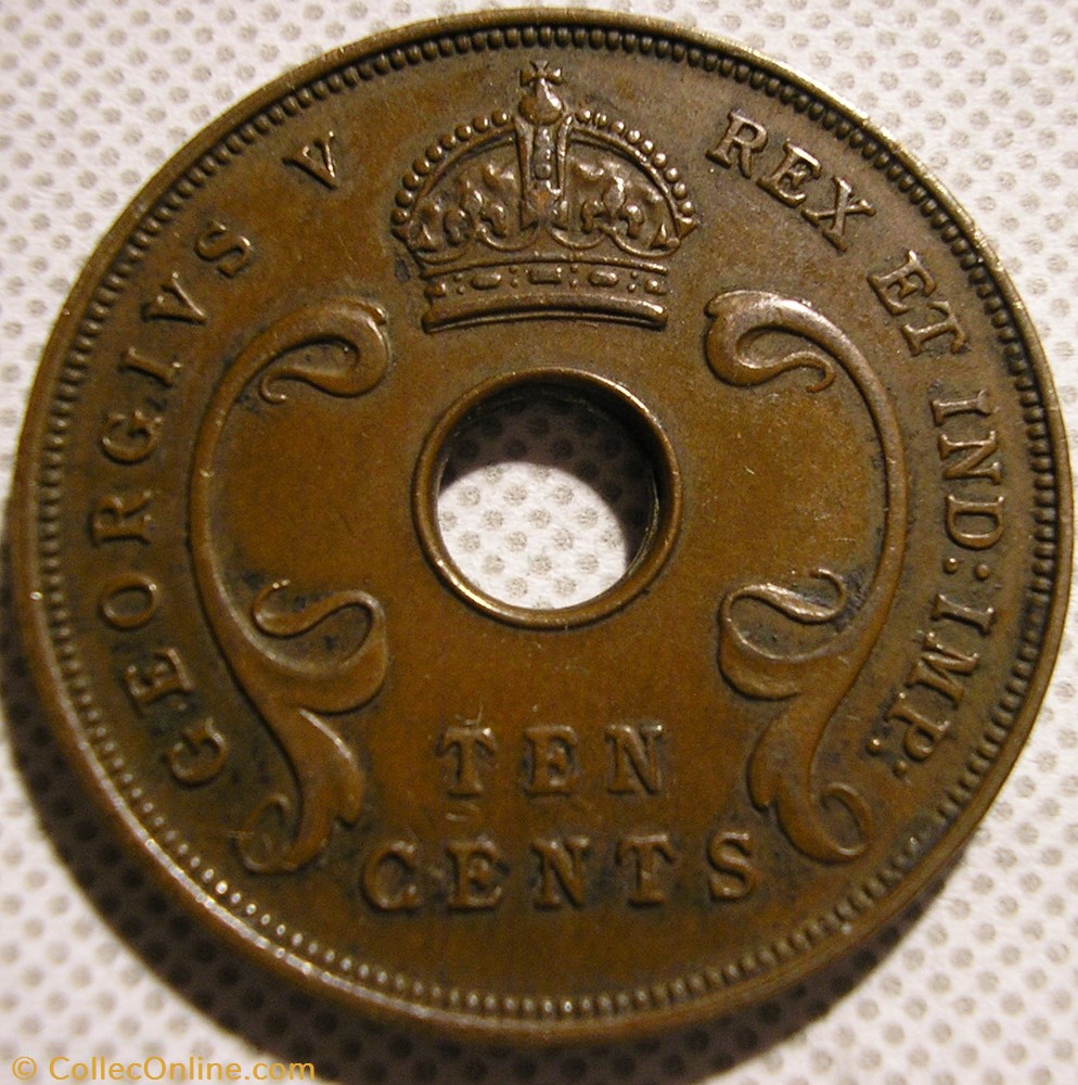 monnaie monde kenya george v 10 cents 1924 east africa