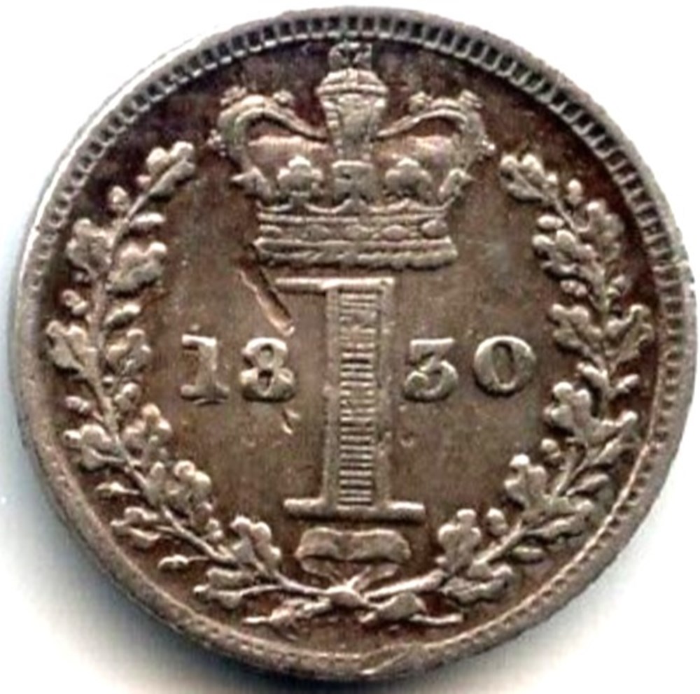 George IV - 1 Penny 1830 Maundy - Great Britain monnaies monde royaume uni george iv 1 penny 1830 maundy great britain