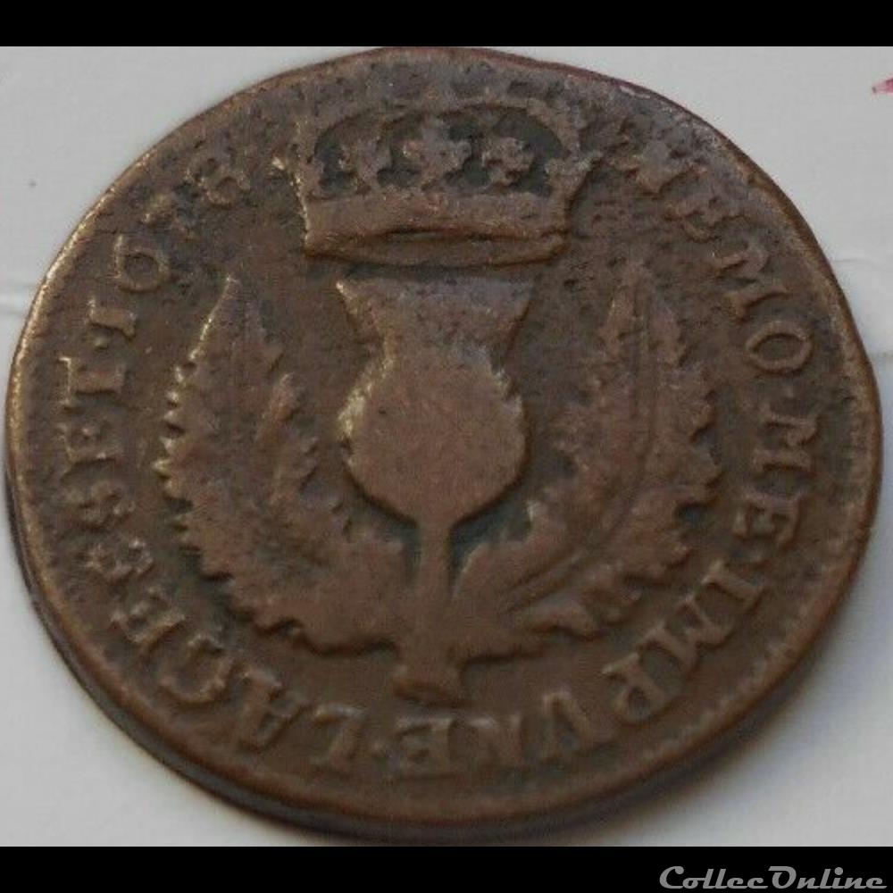 Charles II - 6 Pence 1678 Kingdom of Scotland monnaies europe medievale royaume angleterre charles ii 6 pence 1678 kingdom of scotland