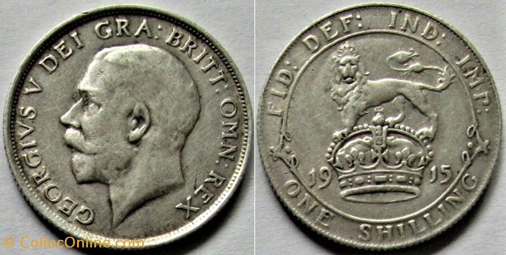 George V - One Shilling 1915 - Great Britain monnaies monde royaume uni george v one shilling 1915 great britain