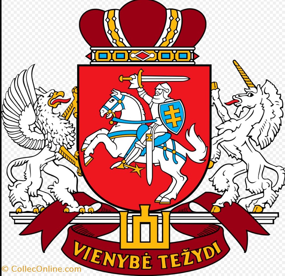 Republic of Lithuania (1918-1940 & 1991-date) - Bookmark monnaies monde lituanie republic of lithuania 1918 1940 1991 date bookmark