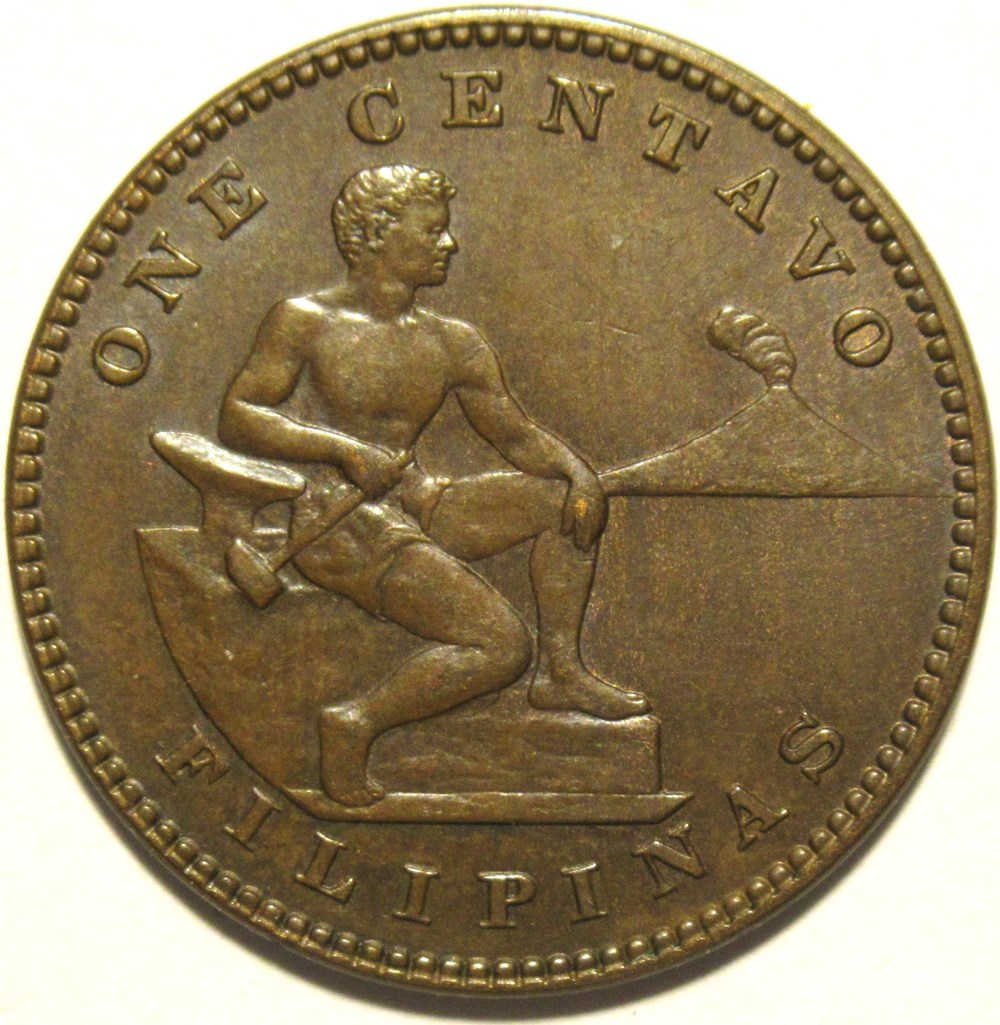 1913 San Francisco, 1 Centavo - Philippines U.S. Administration monnaies monde 1913 san francisco 1 centavo philippines u s administration
