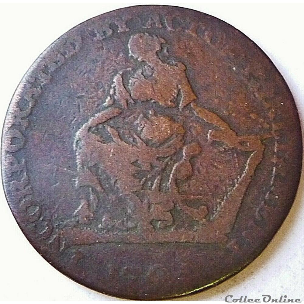 1794 HalfPenny - Ireland, Dublin Camac Kyan & Camac monnaie monde irlande 1794 halfpenny ireland dublin camac kyan camac