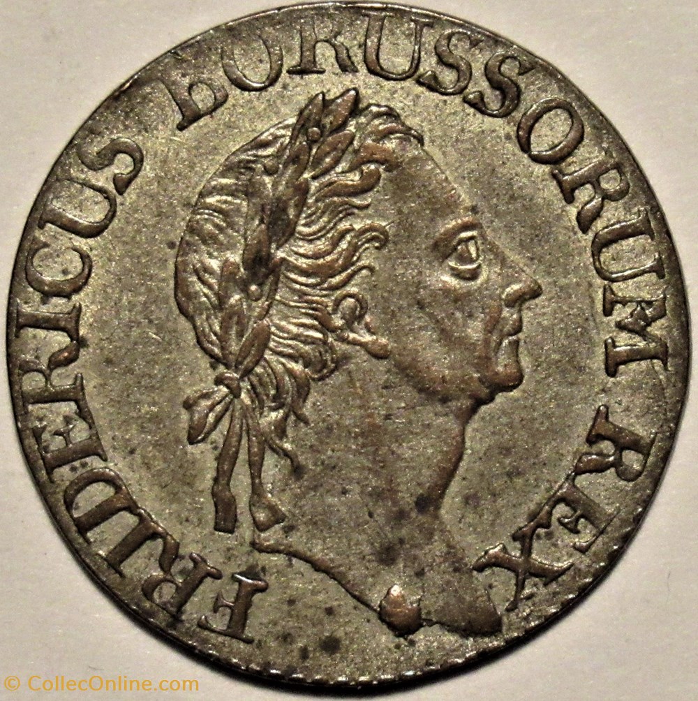 monnaies europe medievale saint empire romain germanique friedrich ii the great 3 groscher 1780 kingdom of prussia