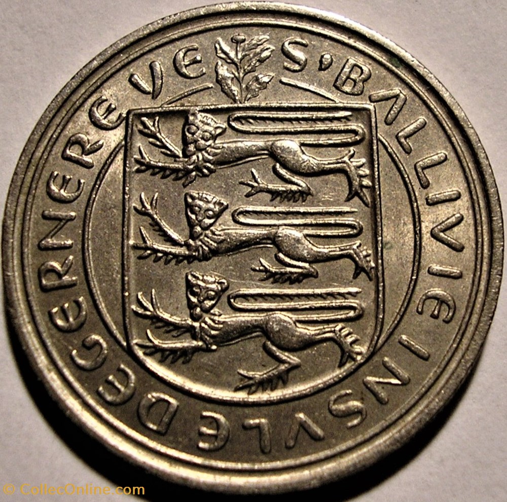 States of Guernsey - 5 New Pence 1968 monnaie monde ile de guernesey states of guernsey 5 new pence 1968