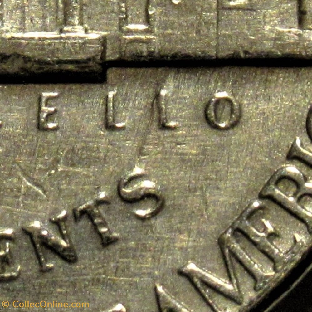 1974 Five Cents Jefferson, Denver - Error 4 monnaies monde etats unis 1974 five cents jefferson denver error