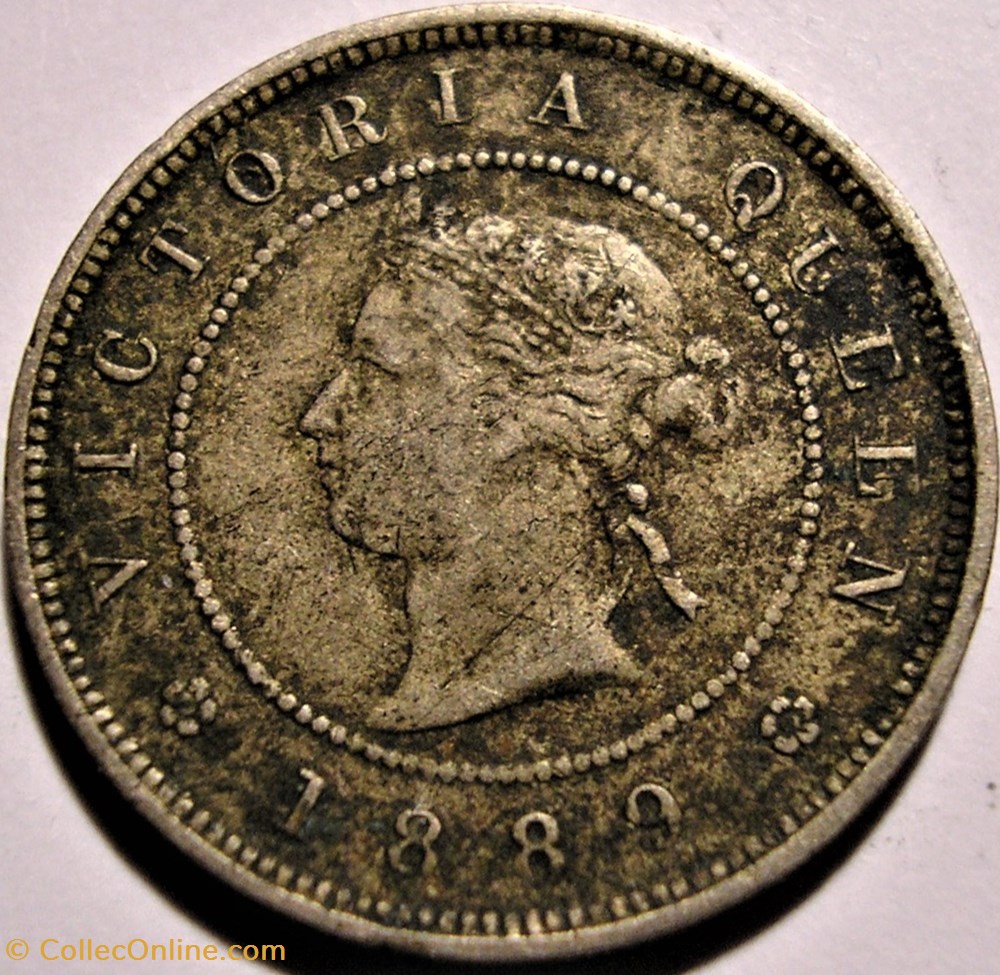 Victoria - One Farthing 1889 - Jamaica Island monnaie monde jamaique victoria one farthing 1889 jamaica island