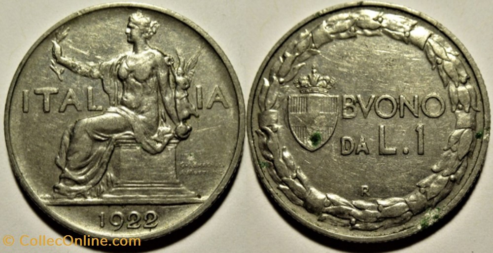 monnaies monde 1922 royaume italie lira roma vittorio emanuele iii
