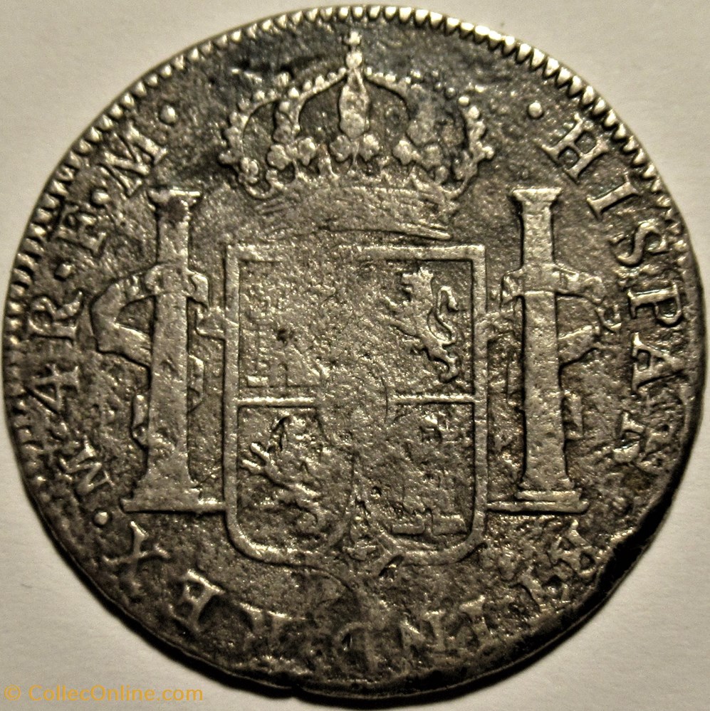 México - 4 Reales 1795 Mexico, Shipwreck - Carlos IV de España 3 monnaies monde mexique mexico 4 reales 1795 mexico shipwreck carlos iv de espana