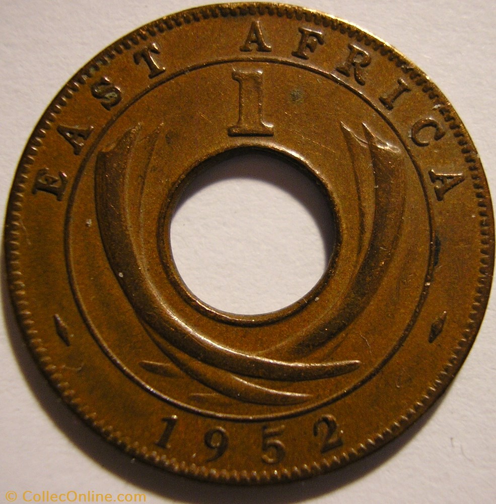 George VI - One Cent 1952 - East Africa - Coins - World - Kenya