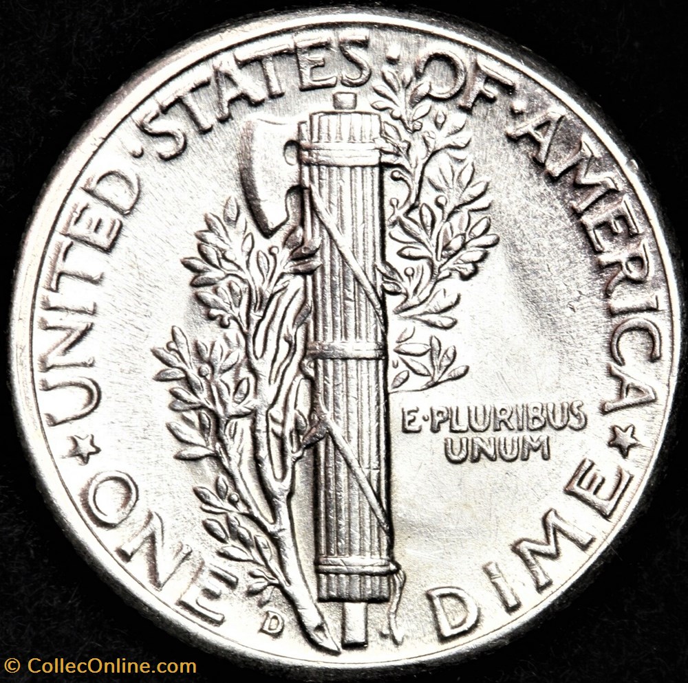 1945 Denver Dime 2 monnaies monde etats unis 1945 denver dime