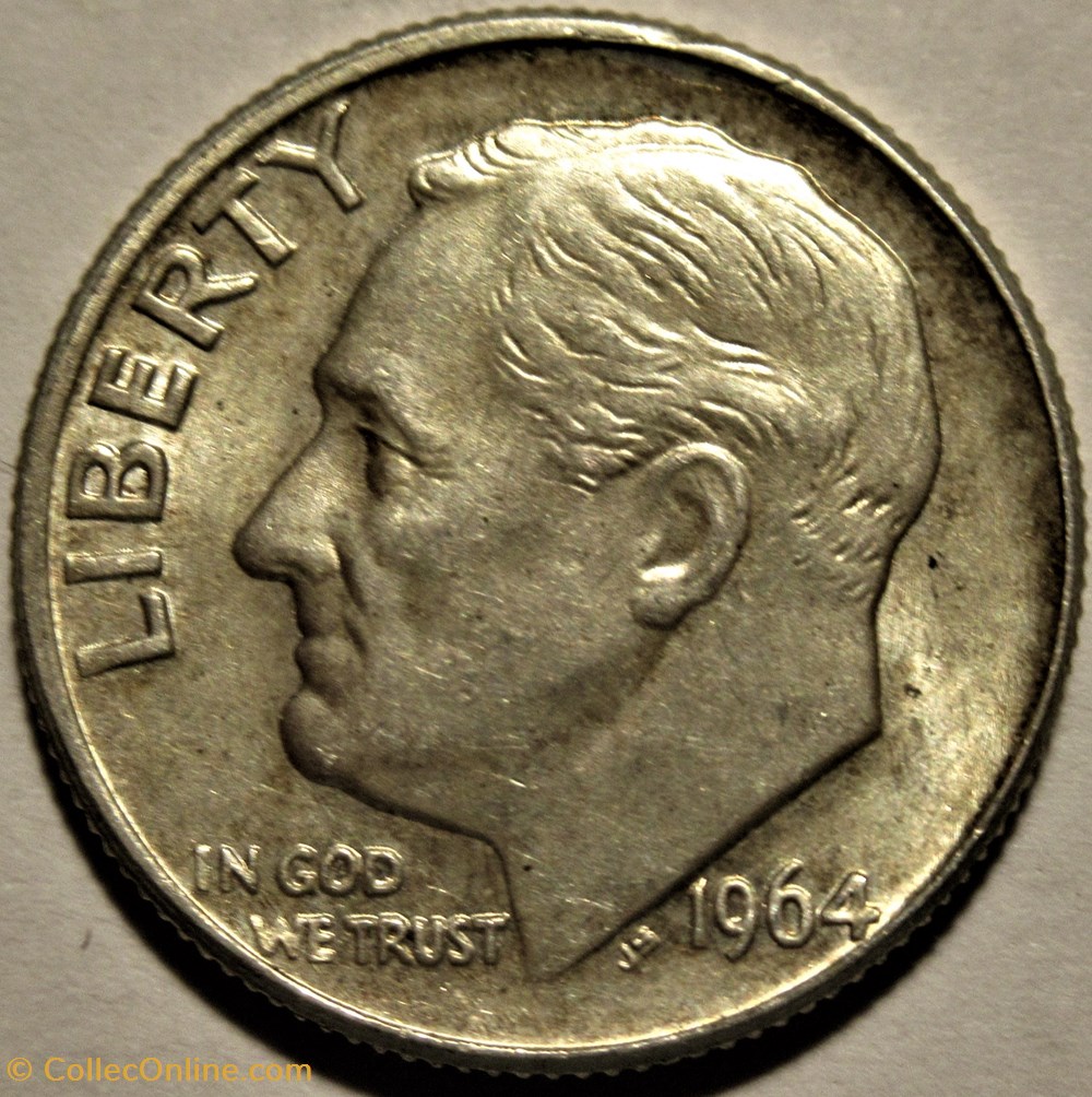 1964 Dime monnaies monde etats unis 1964 dime