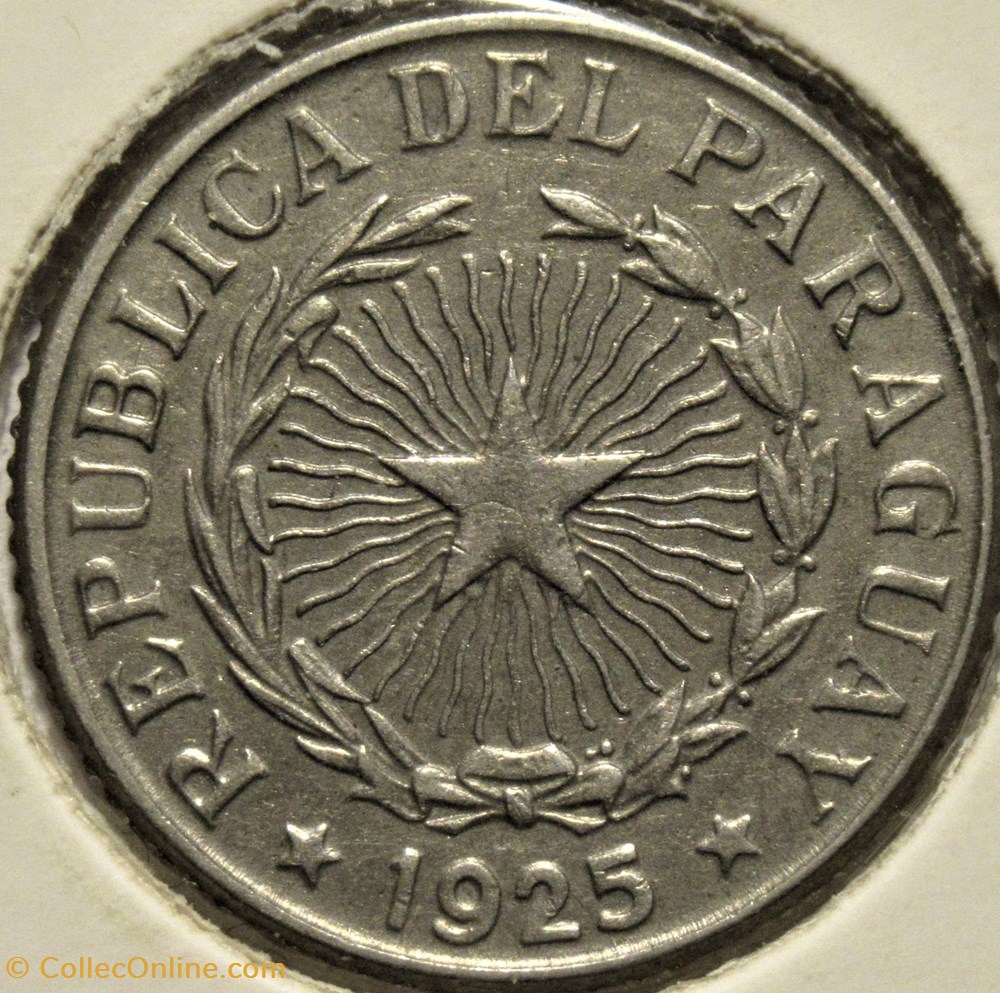 Paraguay - Un Peso 1925 monnaies monde paraguay un peso 1925
