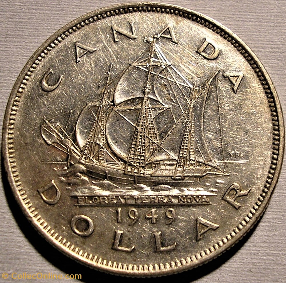 George VI - 1 Dollar 1949 - Welcome Newfoundland 3 monnaie monde canadum george vi 1 dollar 1949 welcome newfoundland