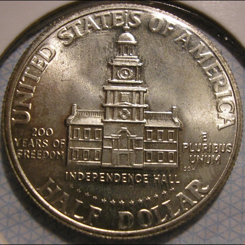 Kennedy - 1976 S. Bicentenial Independence 1776-1976 4 monnaie monde etat uni kennedy 1976 s bicentenial independence 1776 1976