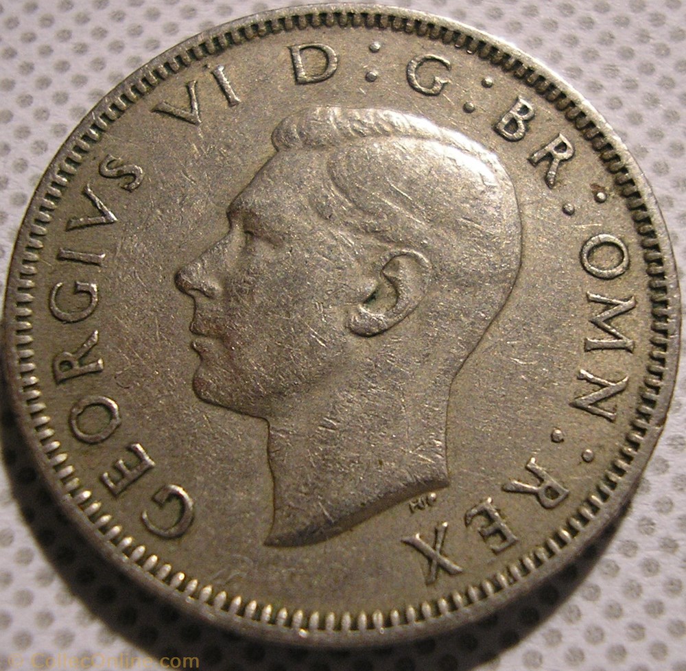 George VI One Shilling 1948 England Coins World United