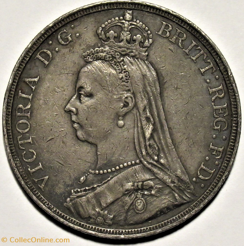 Victoria - One Crown 1887 - Kingdom of Great Britain monnaies monde royaume uni victoria one crown 1887 kingdom of great britain