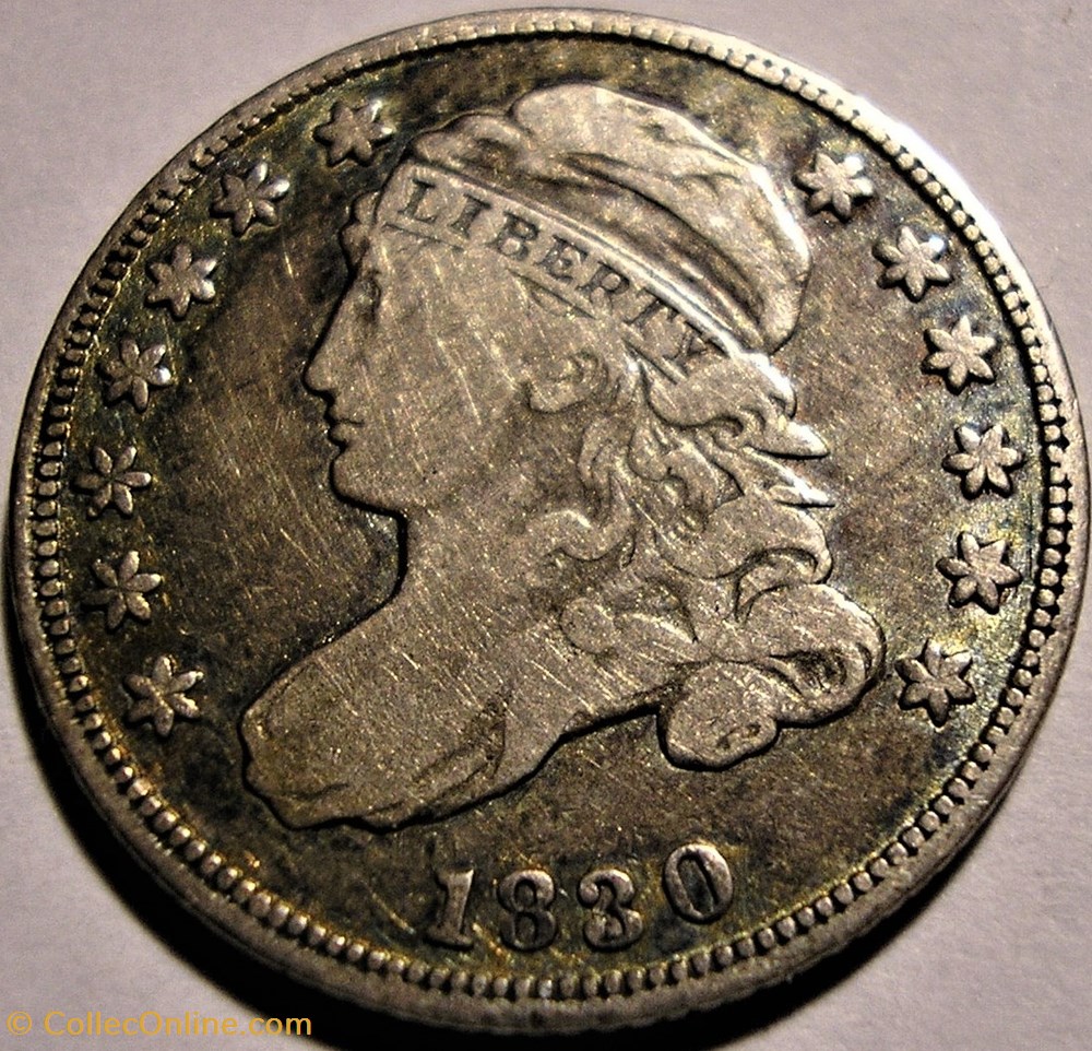 1830 Dime - 10 Cents 3 monnaie monde etat uni 1830 dime 10 cents