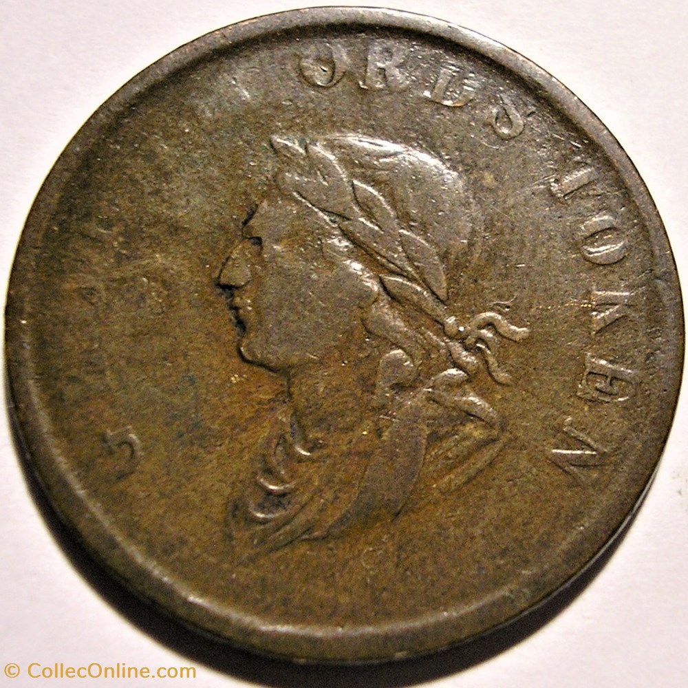 George IV - HalfPenny Token 1834 - Ireland 3 monnaie monde royaume uni george iv halfpenny token 1834 ireland
