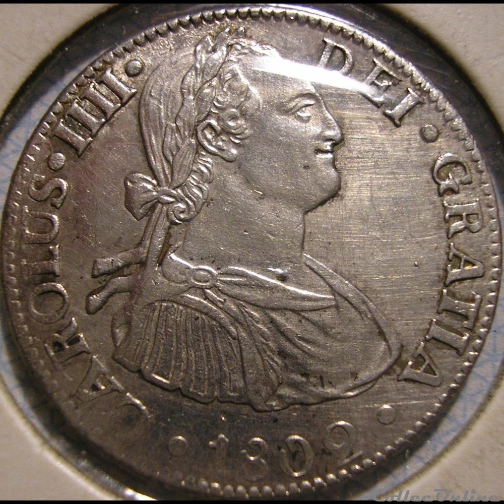monnaie monde mexique mexico 2 reales 1802 carlos iv de espana