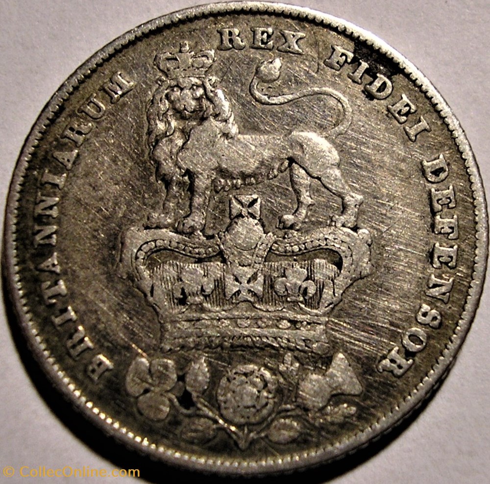 monnaies monde royaume uni george iv 1 shilling 1826 great britain ex 2