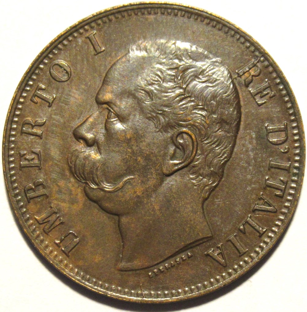 1893 Regno d'Italia, 10 Centesimi, Roma - Umberto I monnaies monde italie 1893 regno italia 10 centesimi roma umberto i