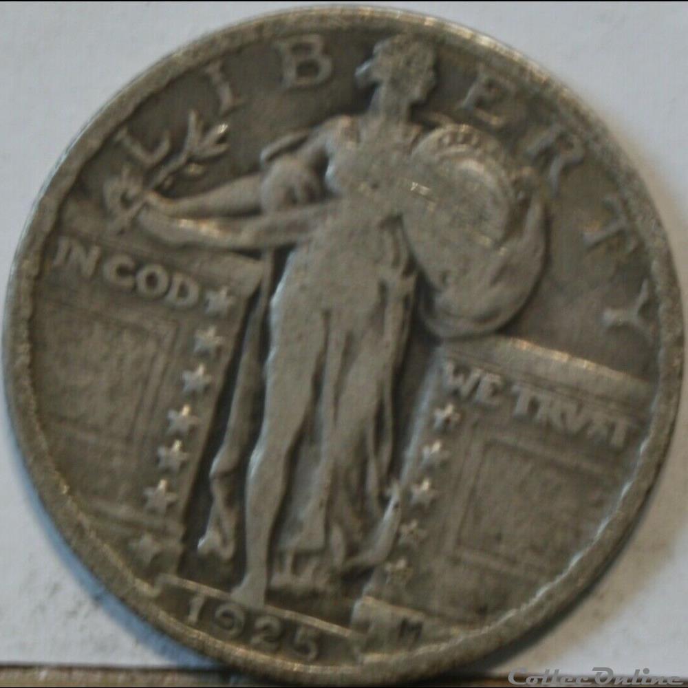 1925 Quarter Dollar monnaie monde etat uni 1925 quarter dollar