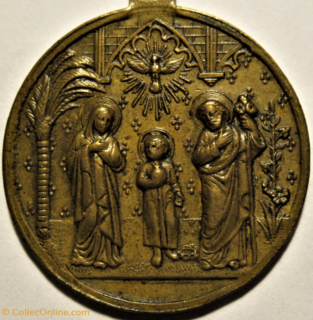 medailles pays bas la sainte famille en fuite medaille neerlandaise ca 1830