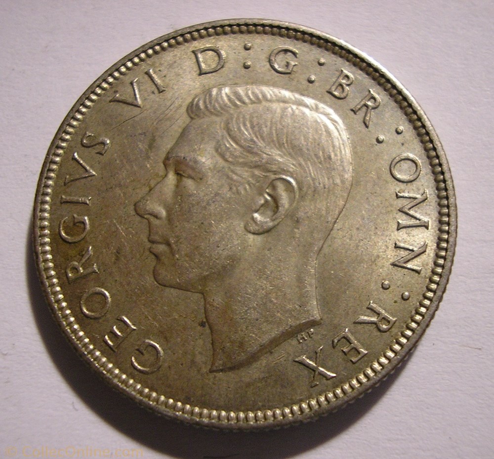 George VI - Two Shillings / Florin 1937 - Great Britain (ex.2) monnaie monde royaume uni george vi two shillings florin 1937 great britain ex 2