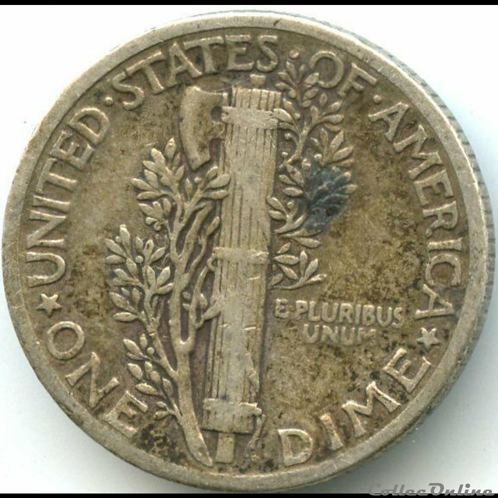 1938 Dime monnaies monde etats unis 1938 dime