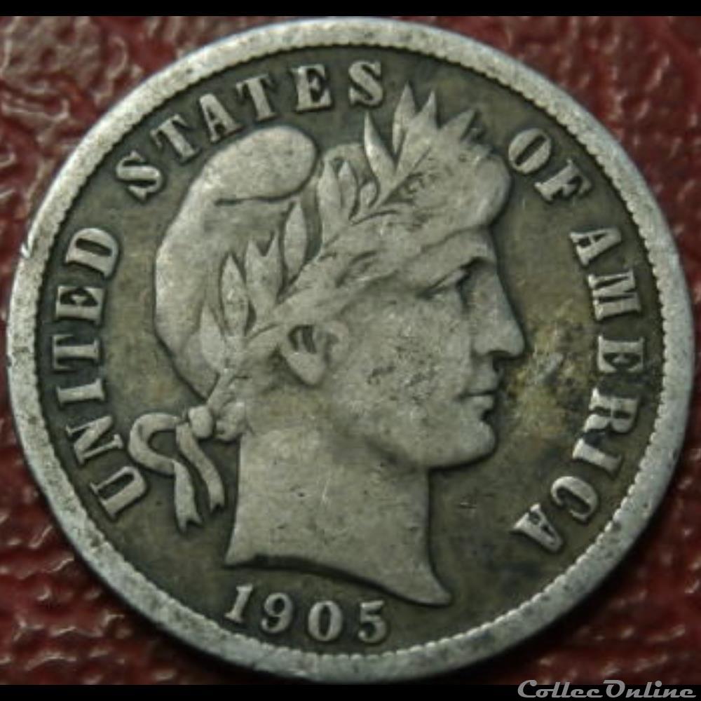 monnaies monde etats unis 1905 dime