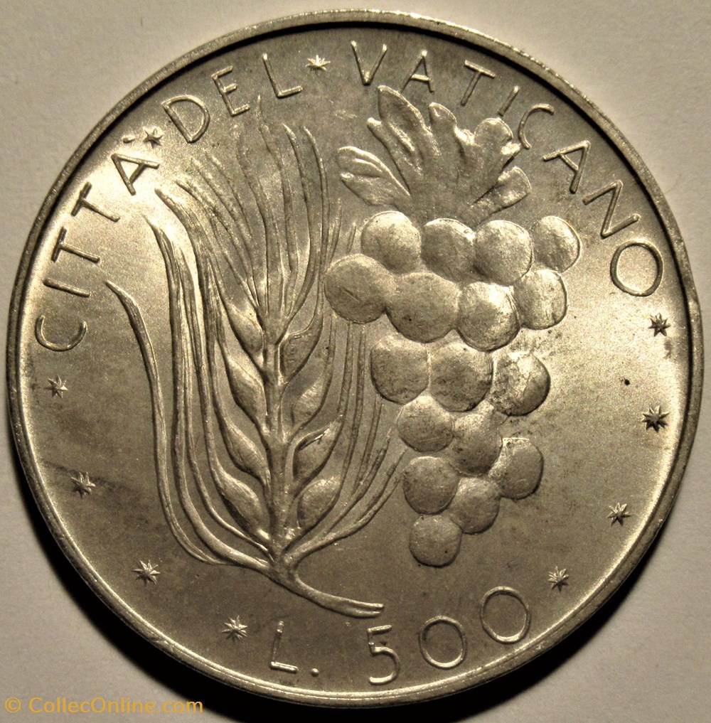 Paulus VI - 500 Lire 1974 Città del Vaticano, Roma 3 monnaies monde paulus vi 500 lire 1974 citta del vaticano roma