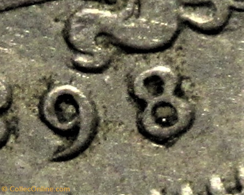 Argentina - 10 Centavos 1898 - Doubling or Repunched Date 4 monnaies monde argentine argentina 10 centavos 1898 doubling or repunched date